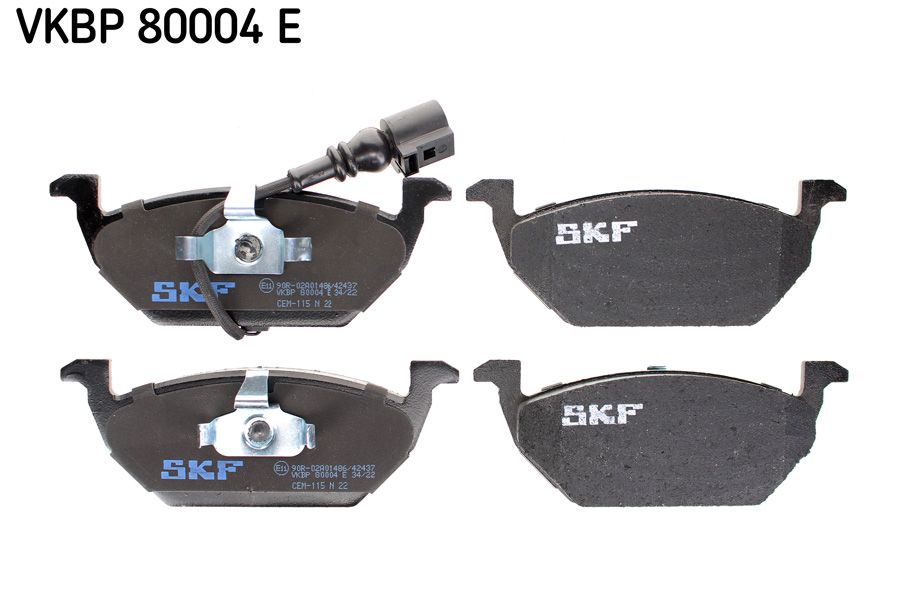 Obrázok Sada brzdových platničiek kotúčovej brzdy SKF  VKBP80004E